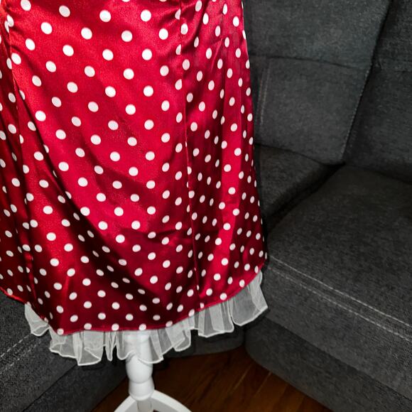 Ruby rox red polkadot dress - Picture 3 of 7
